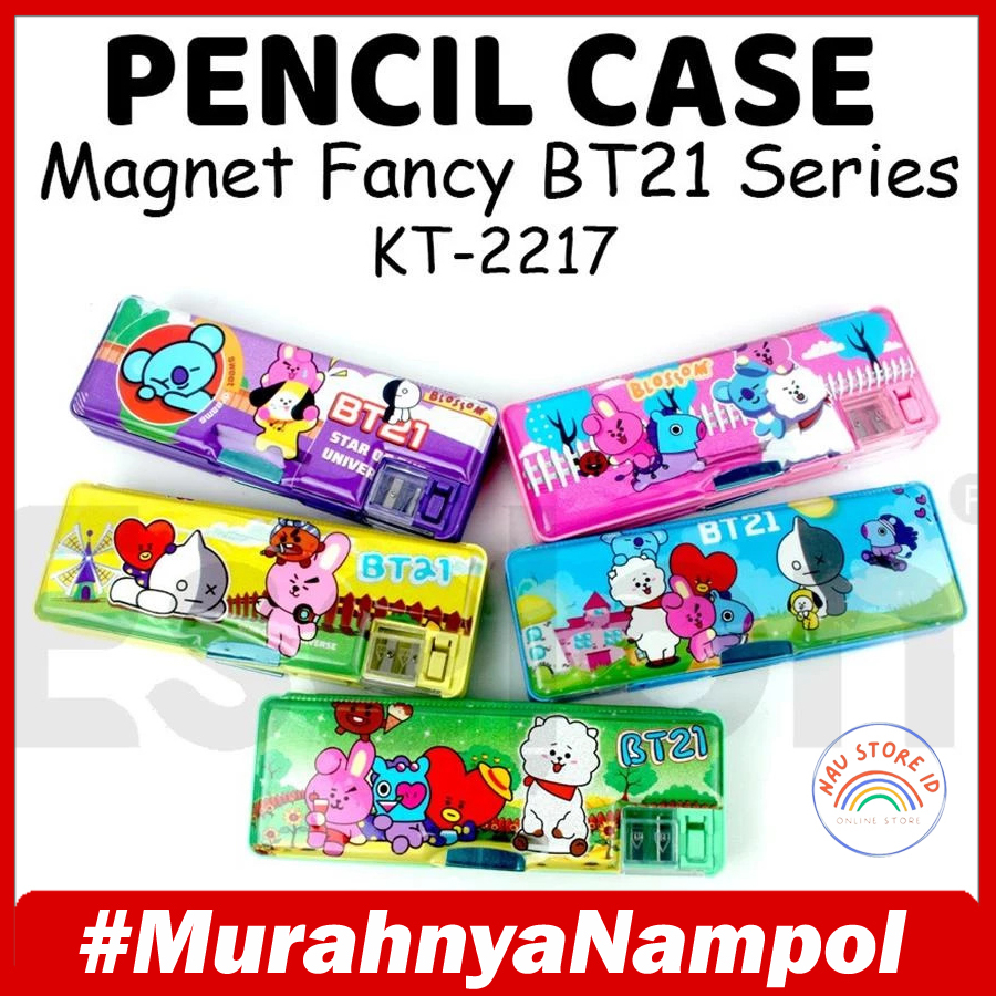 

Tempat Pensil Magnet KT-BT217/ Kotak Pensil Magnet Korean Glitter KT-2217/Tempat Pensil Fancy