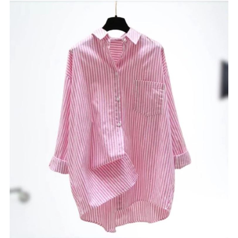 KEMEJA SALUR WANITA TERBARU / KEMEJA SALUR WANITA KEKINIAN / KEMEJA SALUR WANITA / BLOUSE SALUR / BA