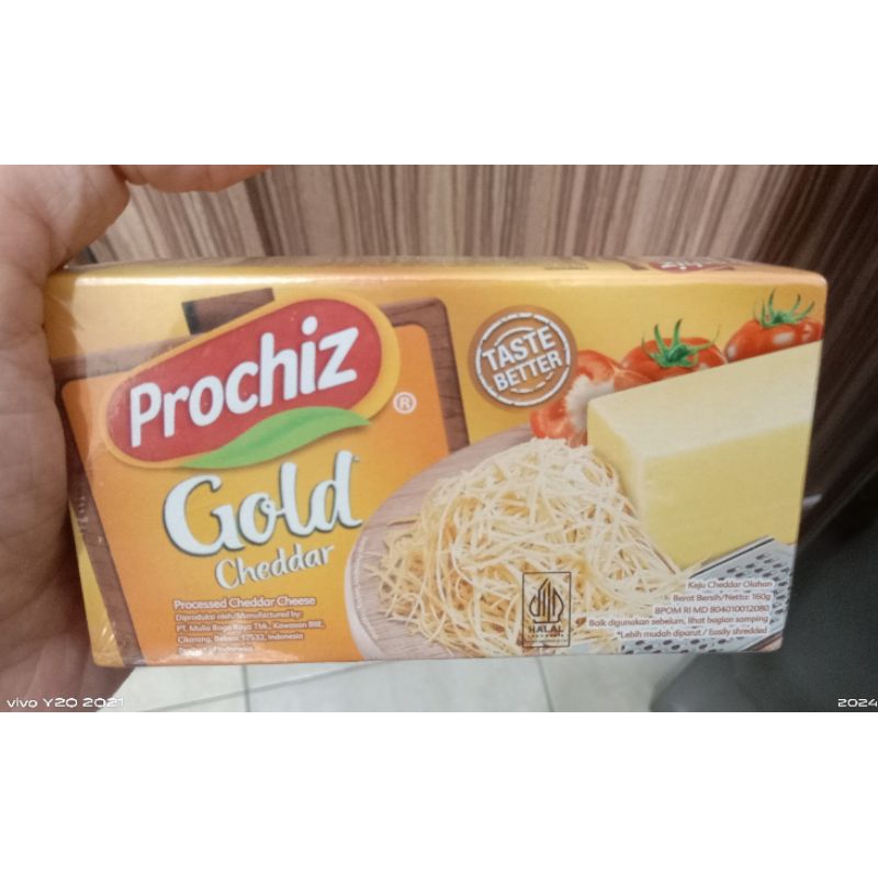 

Keju Prochiz Gold Cheddar 160gr