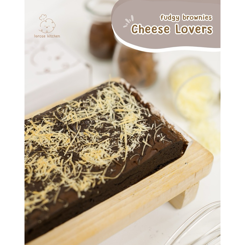 

Fudgy Brownies Panggang Kue Coklat Premium Cemilan Manis by Larose Kitchen