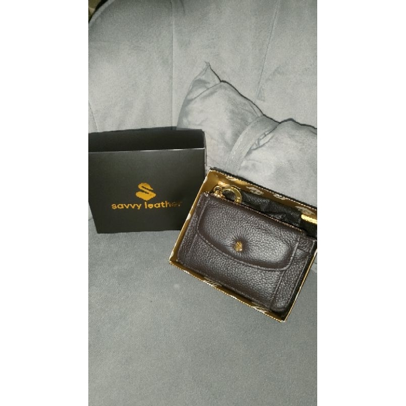 dompet savvy preloved warna coklat