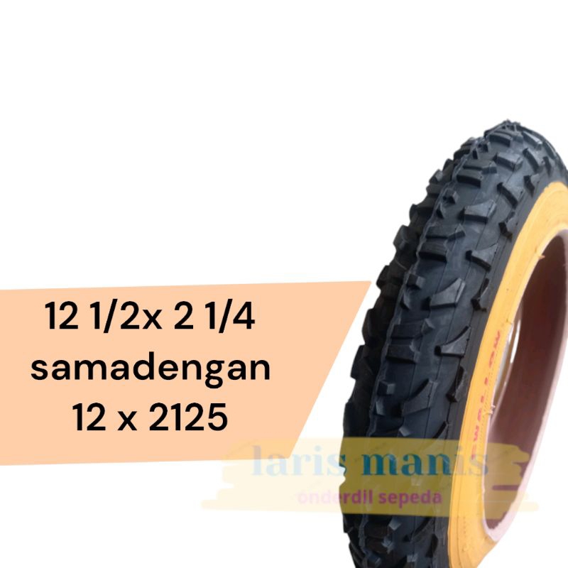 swallow ban luar sepeda anak 12 x 1.75 / 2.125