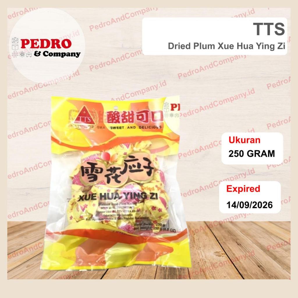 

TTS DRIED Plum XUE HUA YING ZI manisan buah plum kering 250 gram