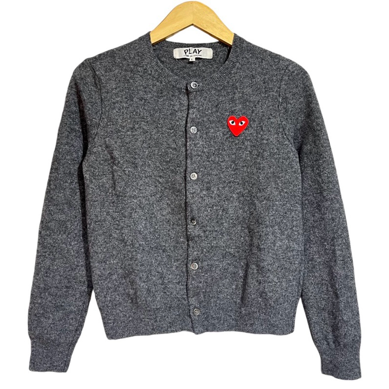 CDG PLAY CARDIGAN COMME DES GARCONS JAMINAN AUTHENTIC