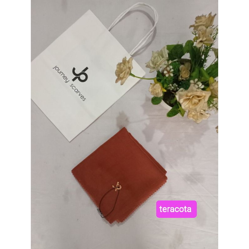 kerudung Journey polos teracota series hijab
