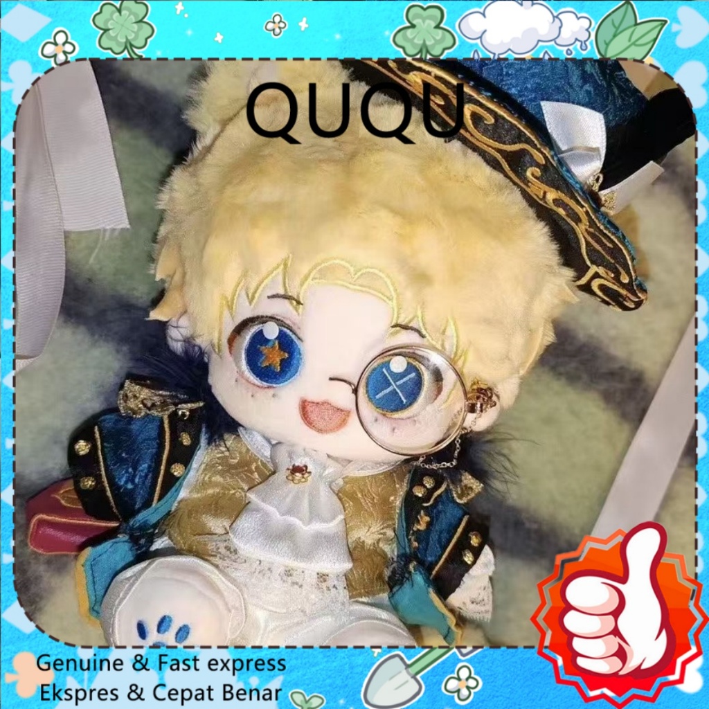 QUQU 20cm Identity V Acrobat/Mike Morton Attribute Cotton Doll baju boneka 20cm Dress up doll