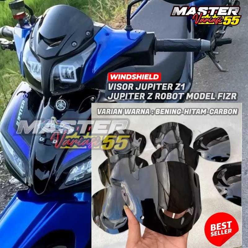 VISOR JUPITER Z1 JUPITER Z ROBOT MODEL FIZR BAHAN FULL AKRILIK UNIVERSAL MV55