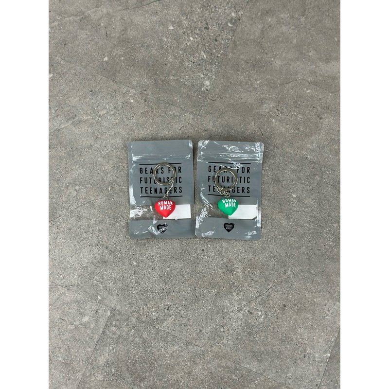 Human Made Heart Rubber Keychain 100% Original