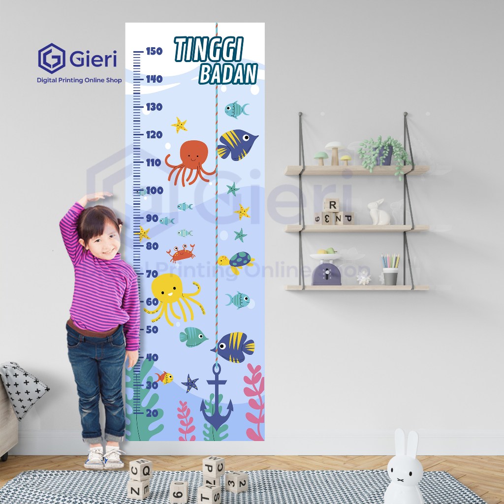 Pengukur Tinggi Badan Anak dan Dewasa