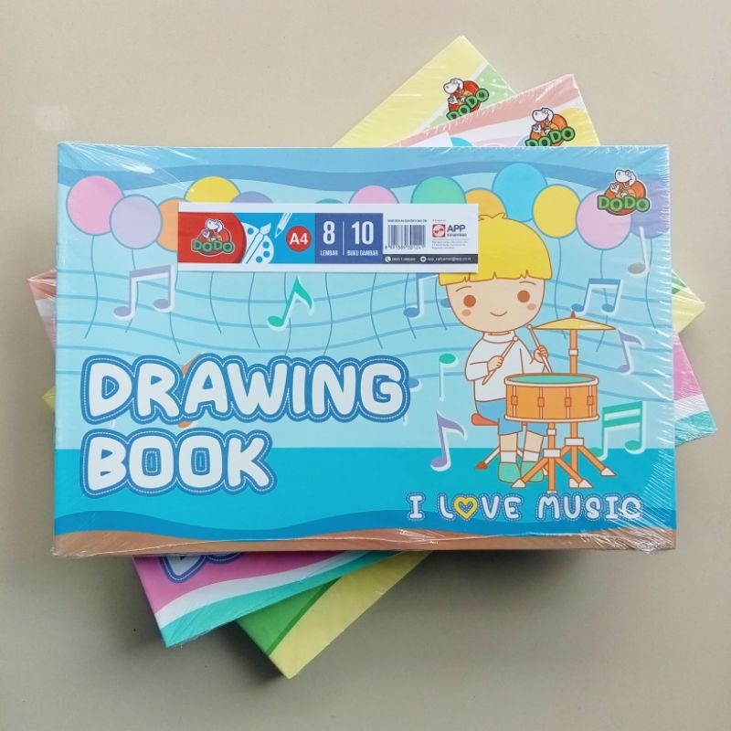 

YUH Buku Gambar Sedang Dodo A4 ( Pak 10 Buku) [ Orinal ]