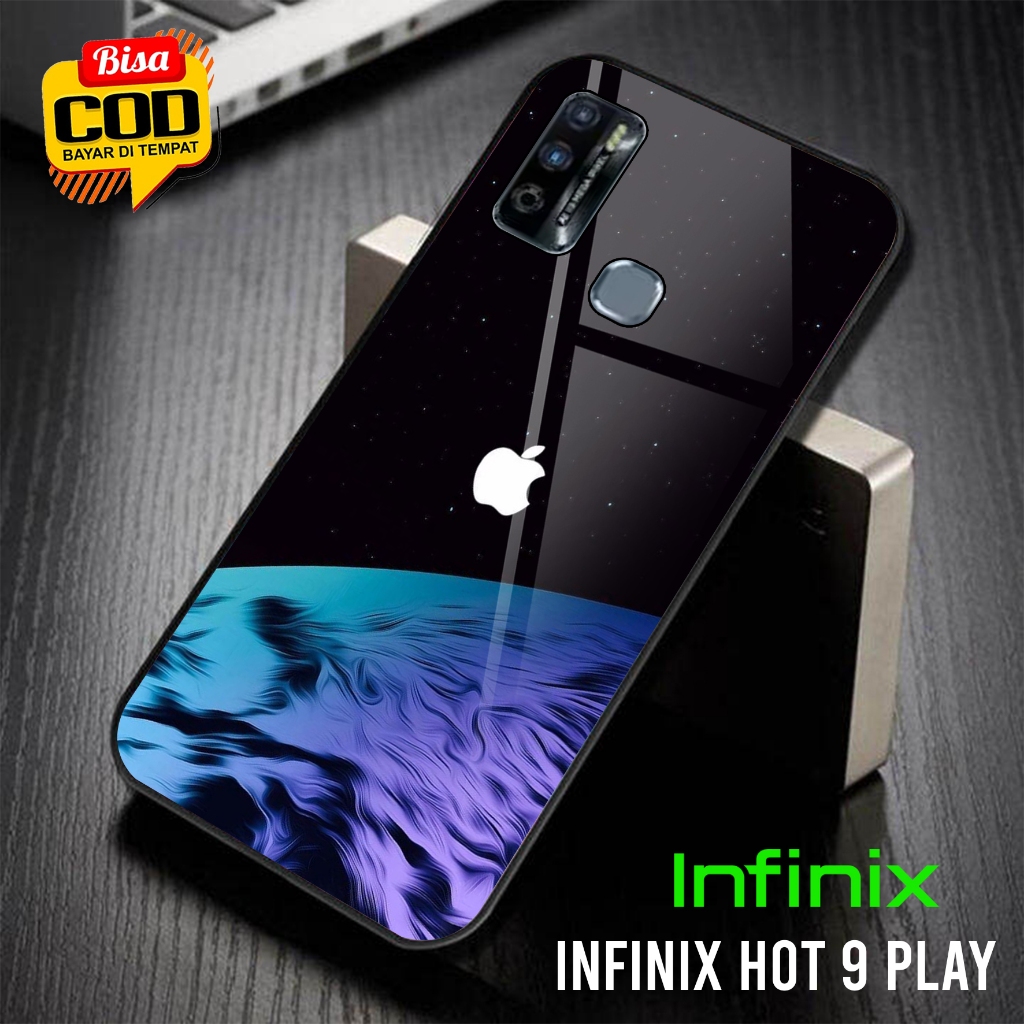 Toly Case Infinix Hot 9 Play Terbaru [ IPhone Logo Magsafe ] - Casing hp Infinix Hot 9 Play - Case H