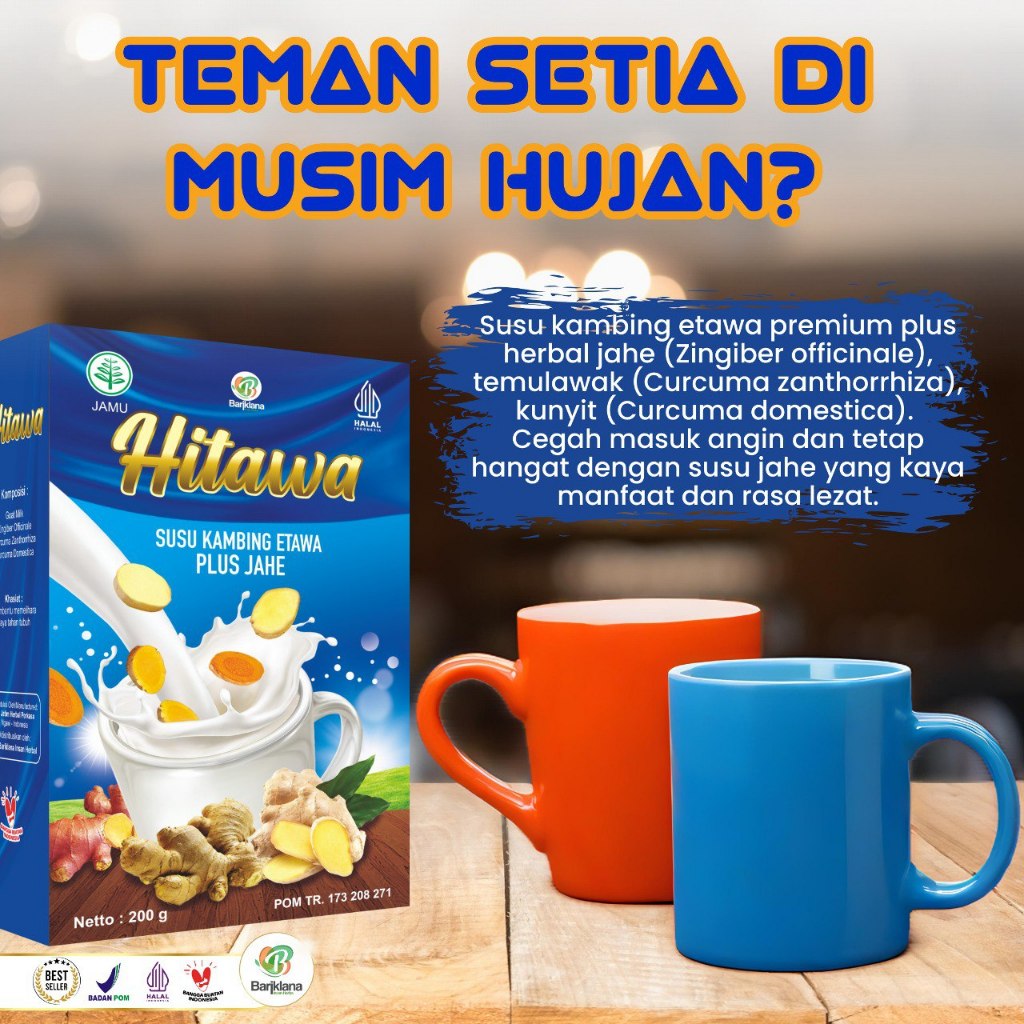 

Hitawa Susu Kambing Etawa Plus Jahe 200g Mengatasi Nyeri Sendi Dan Asam Urat