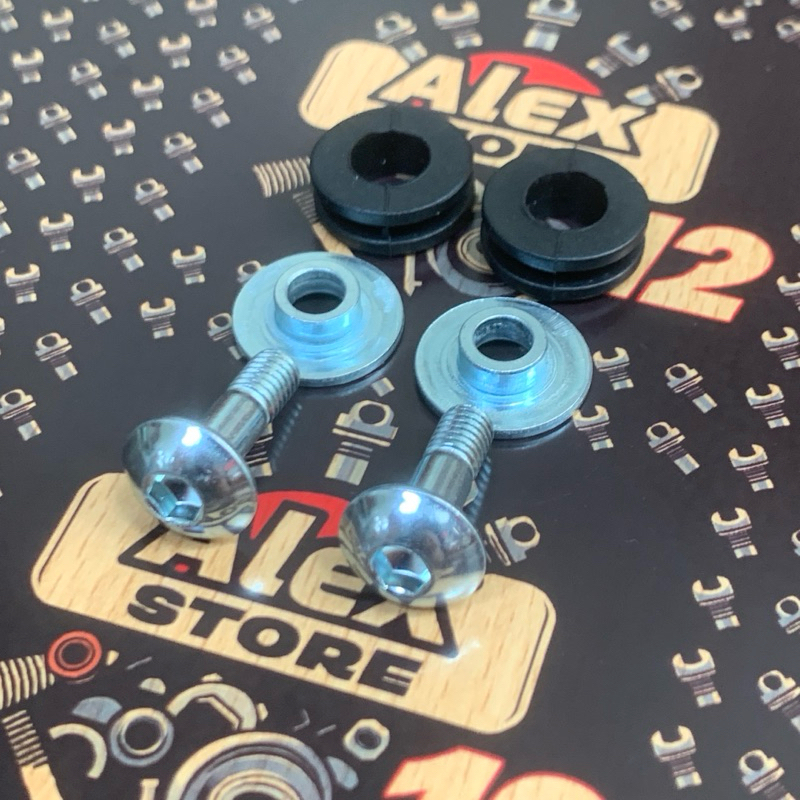 BAUT TAMENG KNALPOT/BAUT COVER  TAMENG KNALPOT YAMAHA NMAX/AEROX/MIO/LEXY/PINO//EX RIDE/AL YAMAHA KU