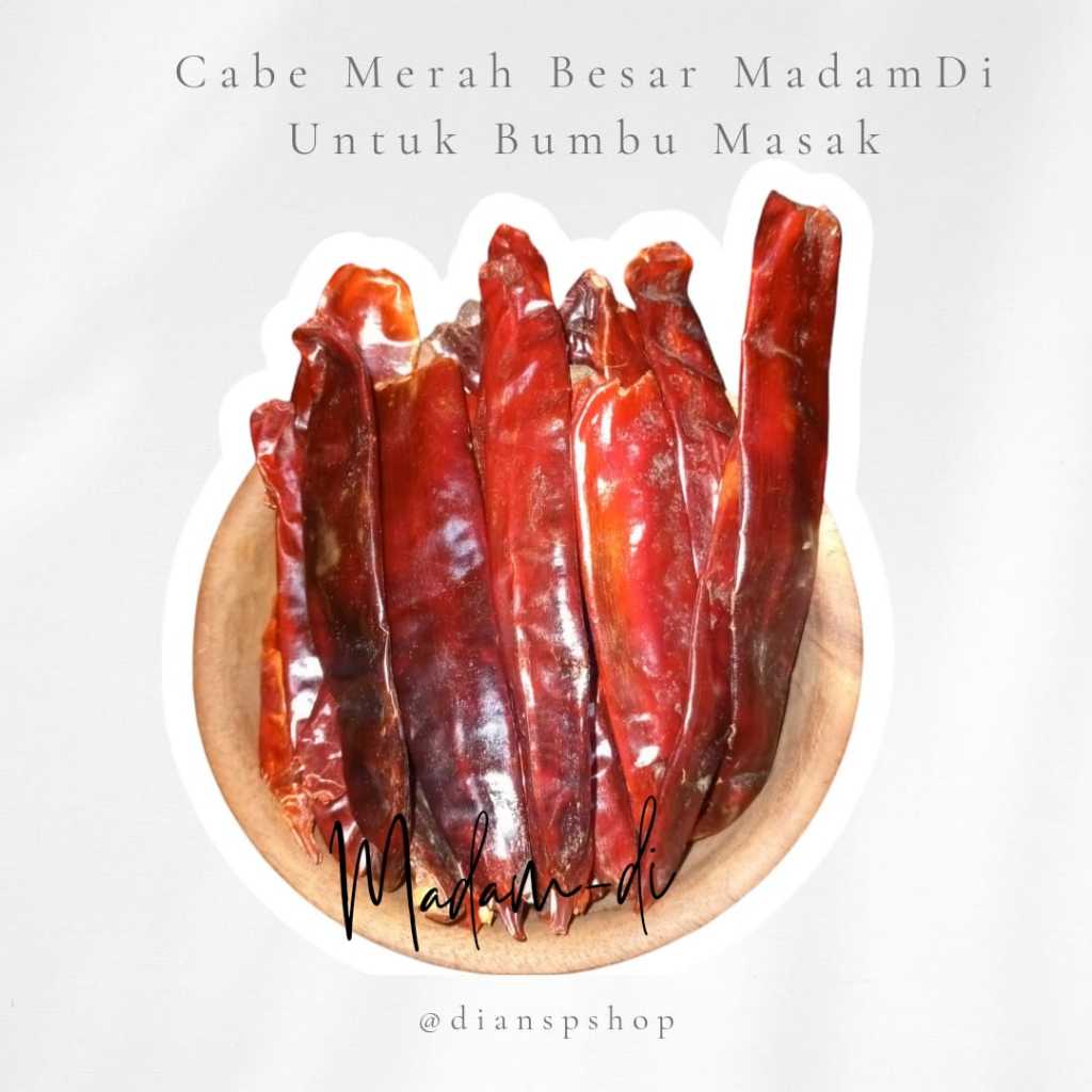

Cabai Cabe Merah Besar MadamDi Untuk Bumbu Masak 500gr