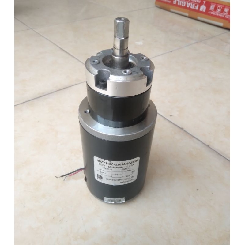 Dc Motor Gearbox 220V Permanen Magnet 32Rpm