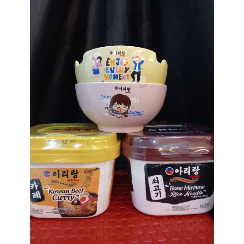 

Paket bundling Arirang Korean Beef Curry & Arirang Bone Marrow Rice Noodle (FREE MANGKOK BISA REQUEST)