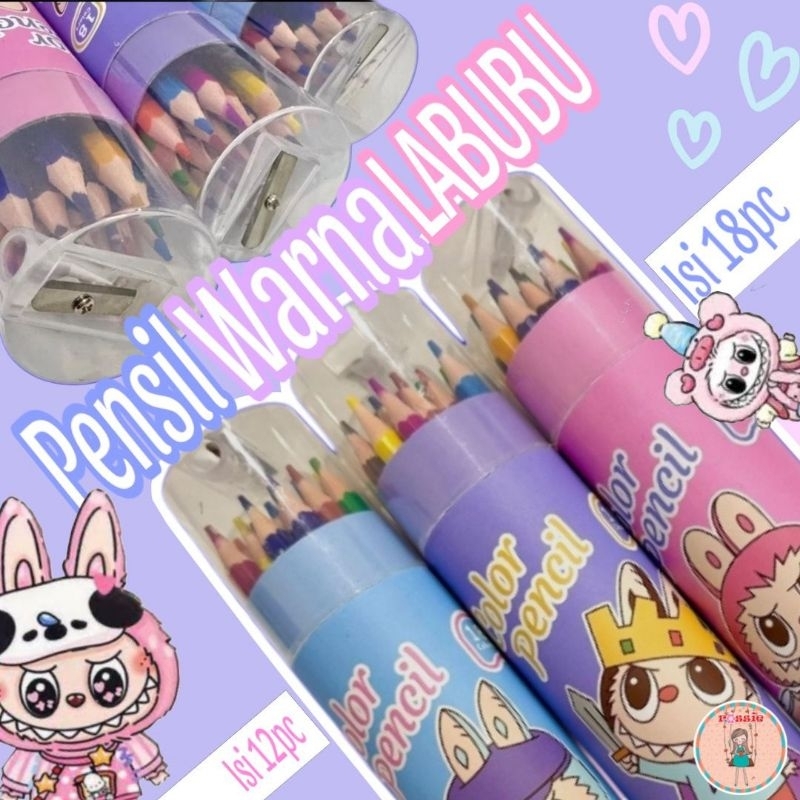 

Pencil Warna Color Pencil Tube 12 Warna 24 Warna Tabung ￼LABUBU Pencil Colour LABUBU Monster Tabung isi 18 Pcs Free serutan/Pensil Warna Labubu Pensil Colour Labubu Monster Tabung isi 18pc Free Serutan Gambar 1 Tabung Pensil Warna Karakter