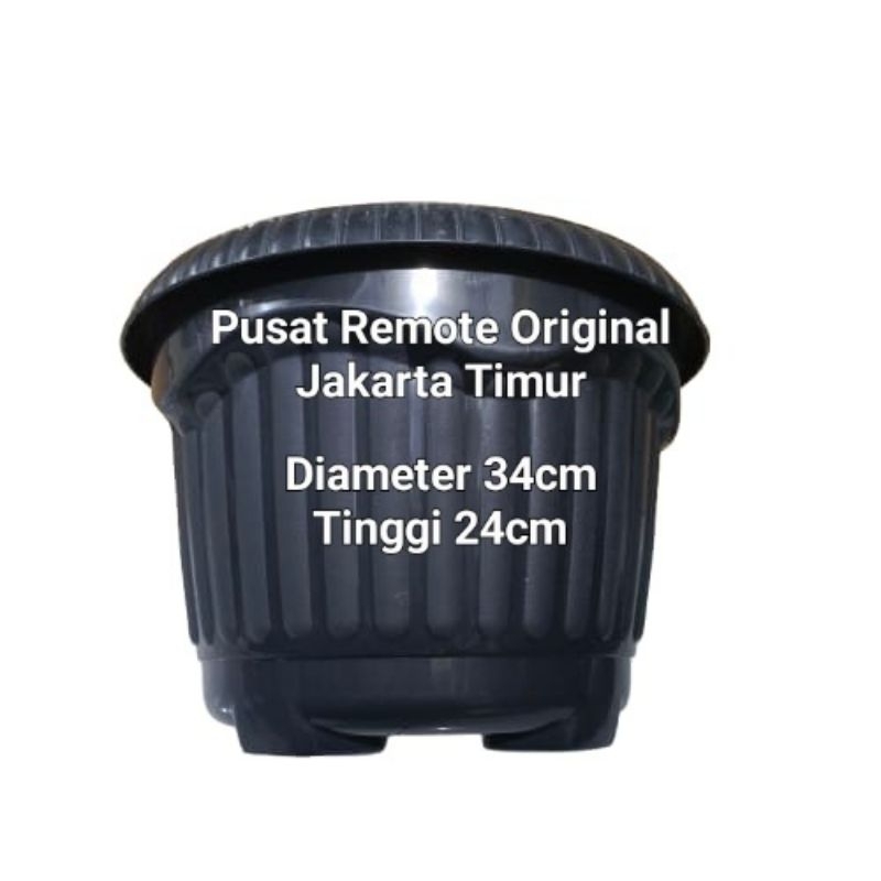 POT TANAMAN BUNGA POT PLASTIK BULAT DAHLIA 34CM POT DAHLIA DIAMETER 34CM