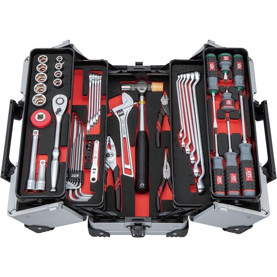 KUNCI KTC TOOLS SET, MECHANIC TOOL SET ( 52PCS ) SQ 1/2 SK4520WZ