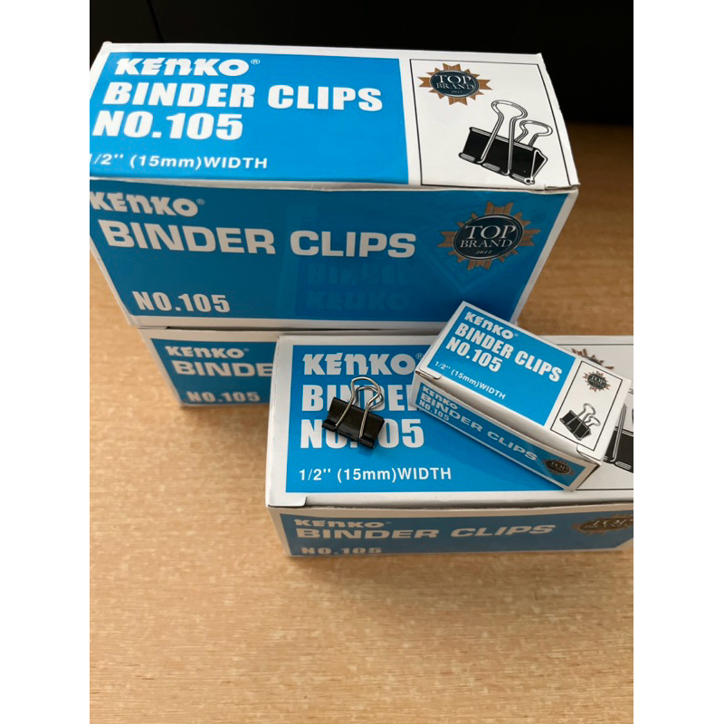 

KENKO BINDER CLIPS NO.105 (1 dus = 12 PCS)