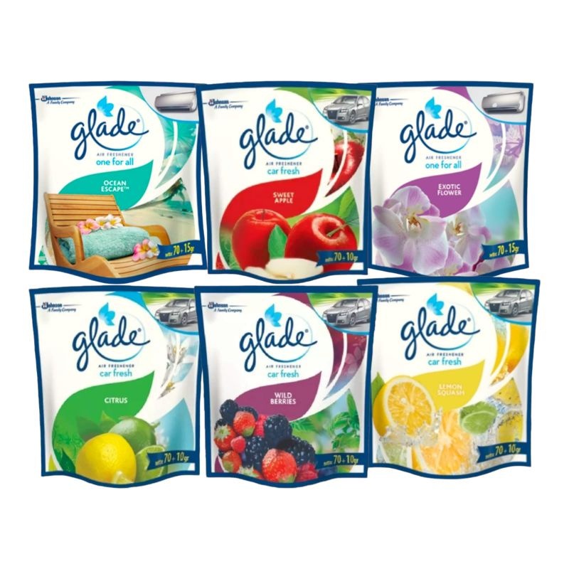 glade air freshener gantung 75g - glade pengharum ruangan gantung