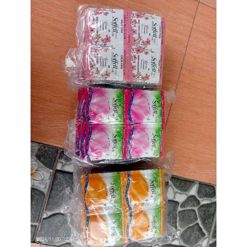 Soffel Renceng Harga 24Pcs//Soffel Bengkuang//Soffel Sakura//Soffel Jeruk//