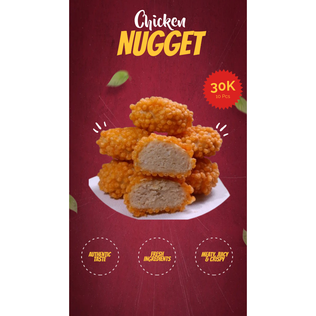 

Chicken Nugget - Homemade Halal No MSG