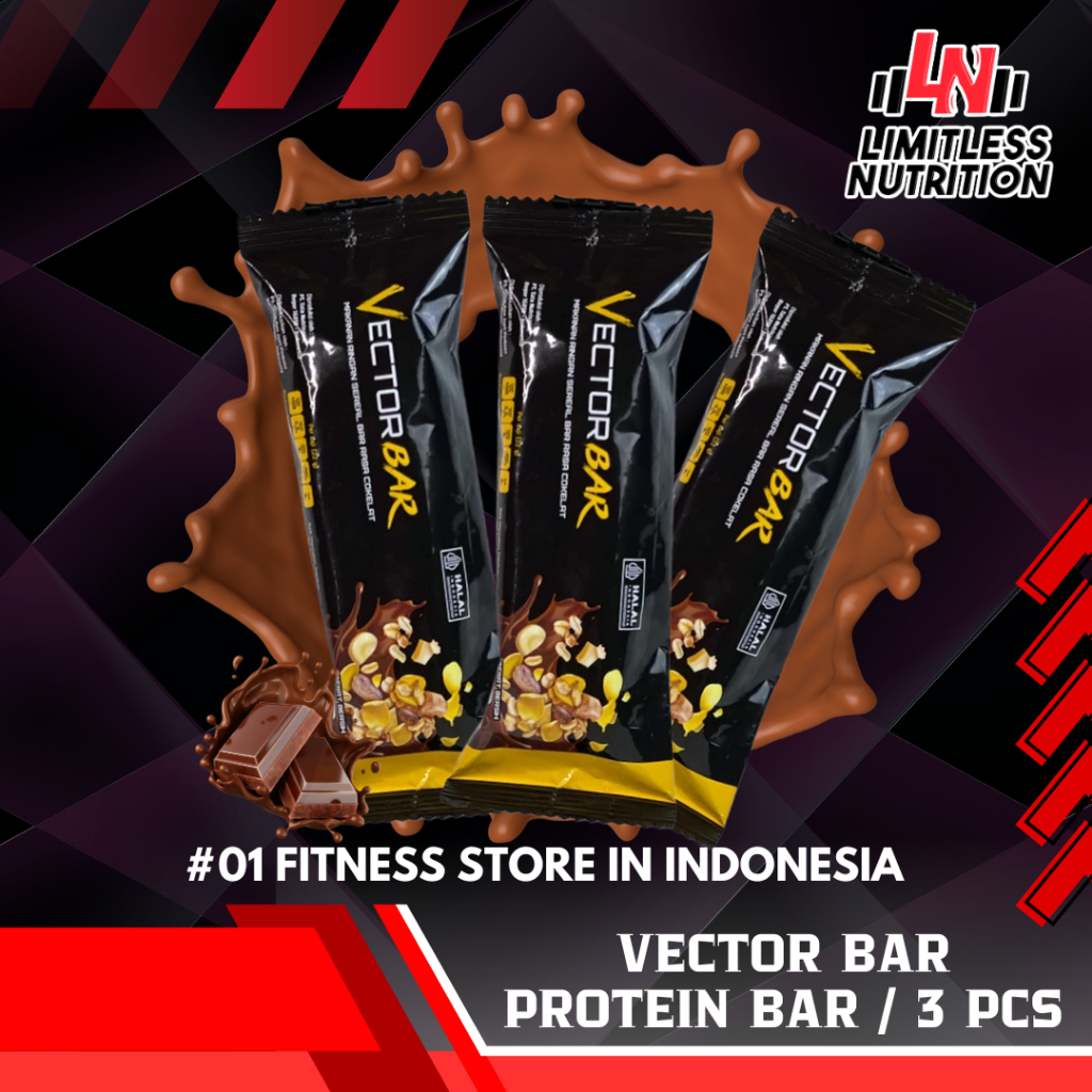 

VECTORBAR Protein Bar Sereal 3 Sachet by Vectorlabs - Chocolate