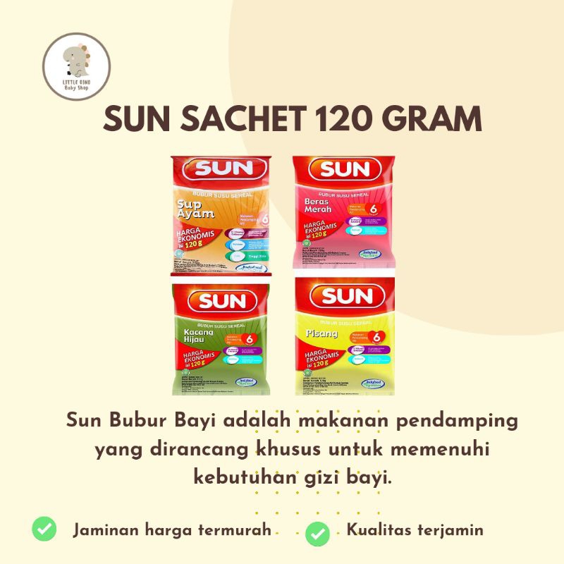 SUN BUBUR BAYI SACHET 120 GRAM