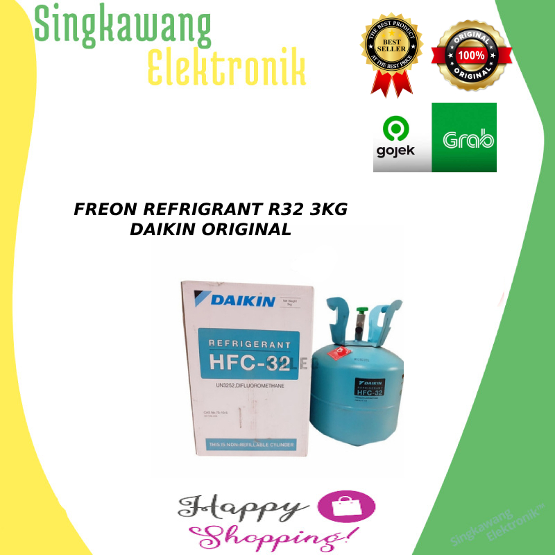 FREON HFC R32 3KG DAIKIN ORIGINAL
