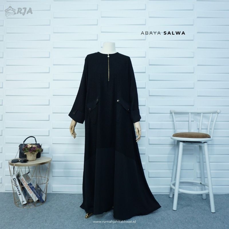 Abaya Jetblack dan Jetblack Embos