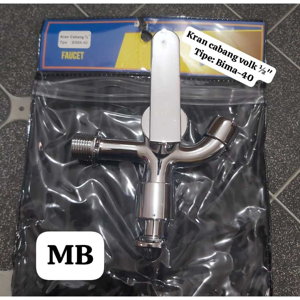 Kran Cabang / Kran Double VOLK / Kran Tembok / Keran Air