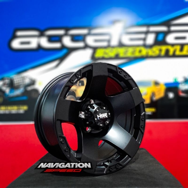 Velg Pelak HSR RASTA RING 15 MODEL OFFROAD Buat Innova, Rush, Terios, Grandmax, Grand Vitara dll