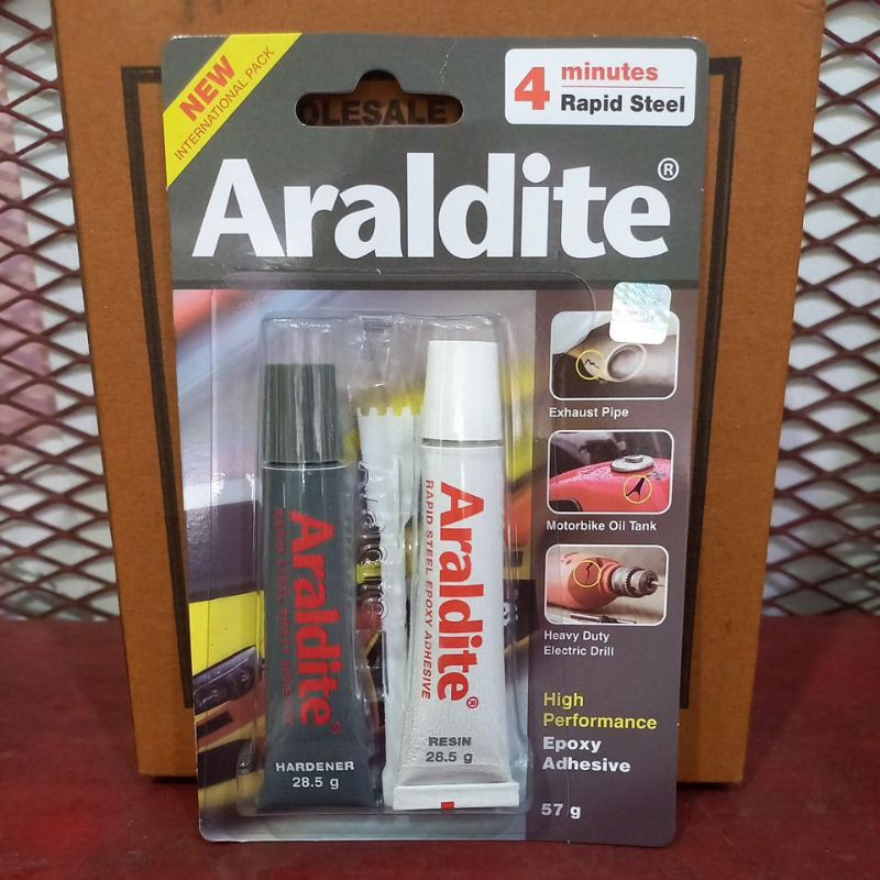 

Araldite 4 minutes Rapid Steel Epoxy Adhesive 57g