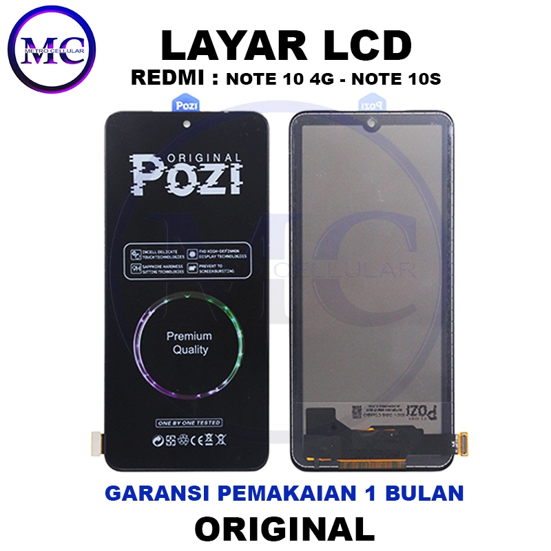 LCD REDMI NOTE 10 4G - NOTE 10S ORIGINAL LCD FULLSET TOUCHSCREEN