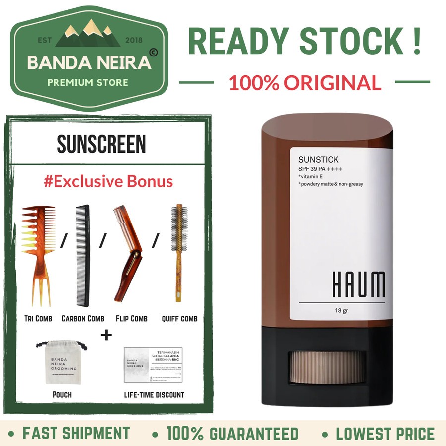 HAUM Sunstick SPF 39 PA++++ / Sunscreen Stick