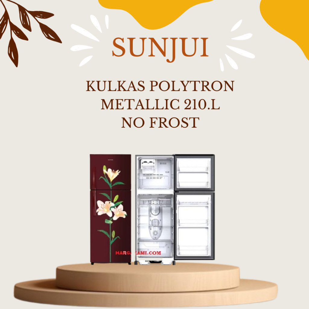 KULKAS 2 PINTU POLYTRON PRB-217