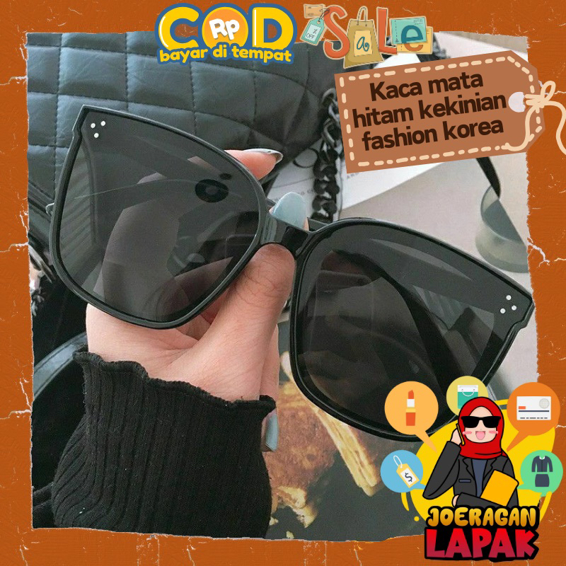 [JOERAGAN LAPAK] KACAMATA HITAM KEKINIAN FASHION HITS KOREA MURAH BLINK PANTAI MOTORAN ANTI DEBU PLA