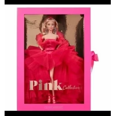 barbie signature pink collection doll