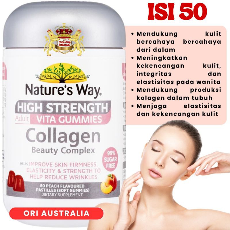 Nature's Way High Strength Vita Gummies Collagen Beauty Complex 50
