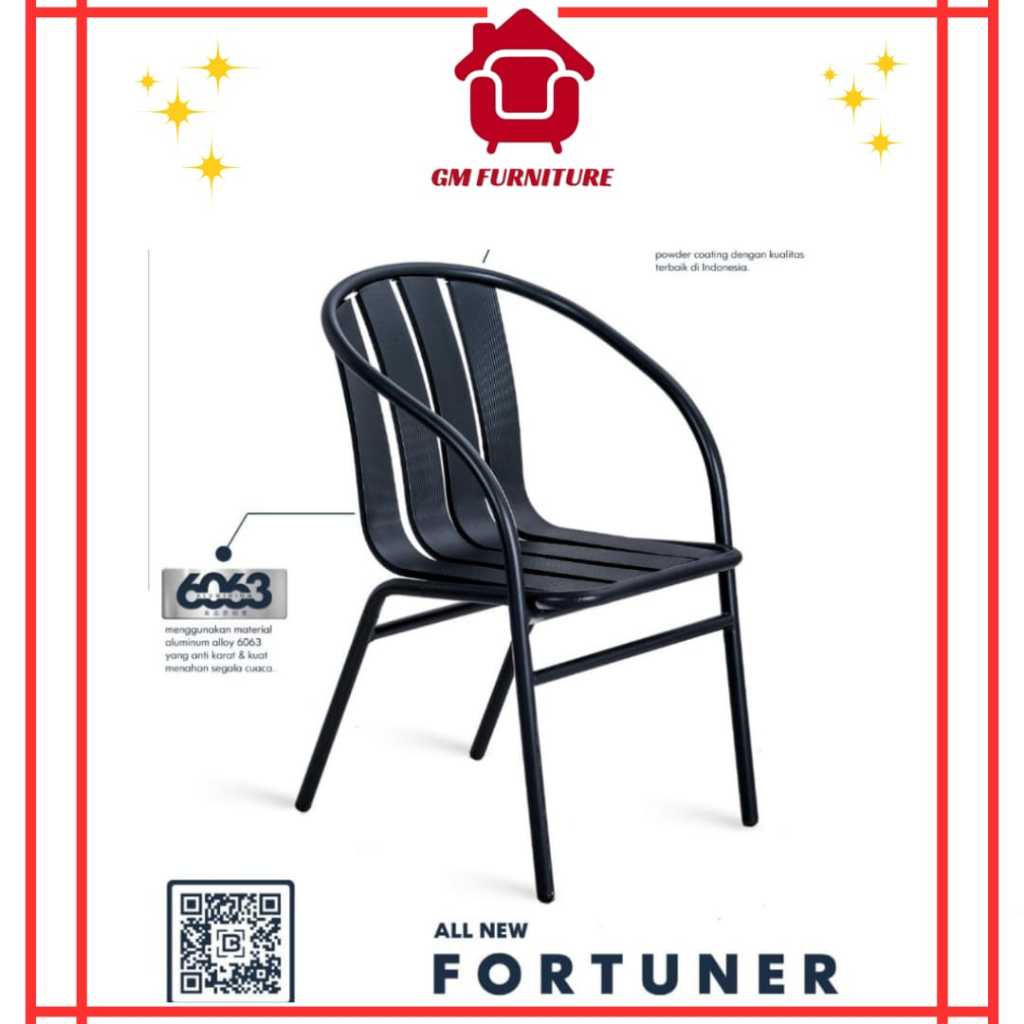 Bina Karya Kursi Teras Kursi Cafe Fortuner Kuat Kokoh Anti Karat