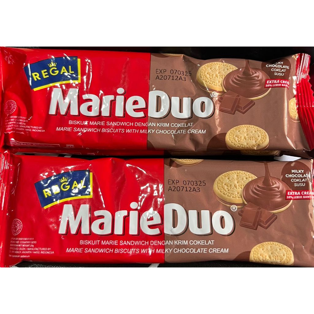 

Regal Marie Duo 20gr - Choco, Vanilla, Peanut