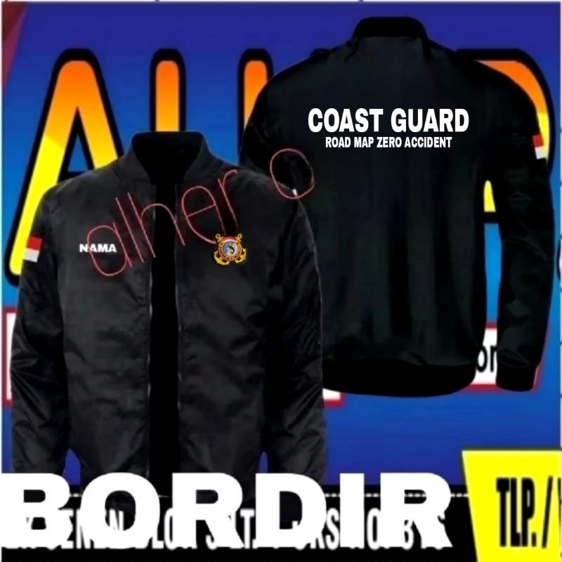 Jaket bordir coast guard jaket coast guard jaket bomber coast guard jaket kerja coast guard jaket se