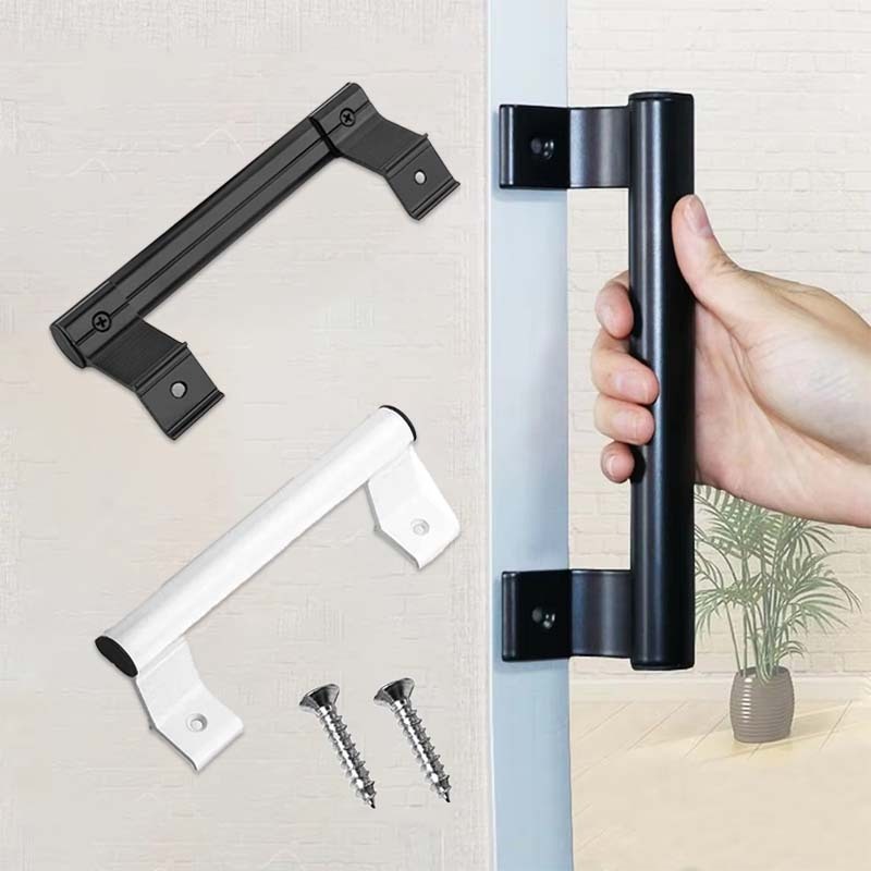 Pull Handle Pintu Rumah Hitam/Putih Tarikan Pintu Sliding Handle Pintu Sliding Aluminium Tarikan Gag