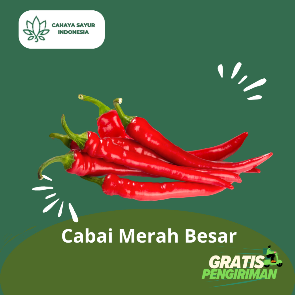 

Cabai Merah Besar / Cabe Merah Besar 1KG + Gratis Ongkir