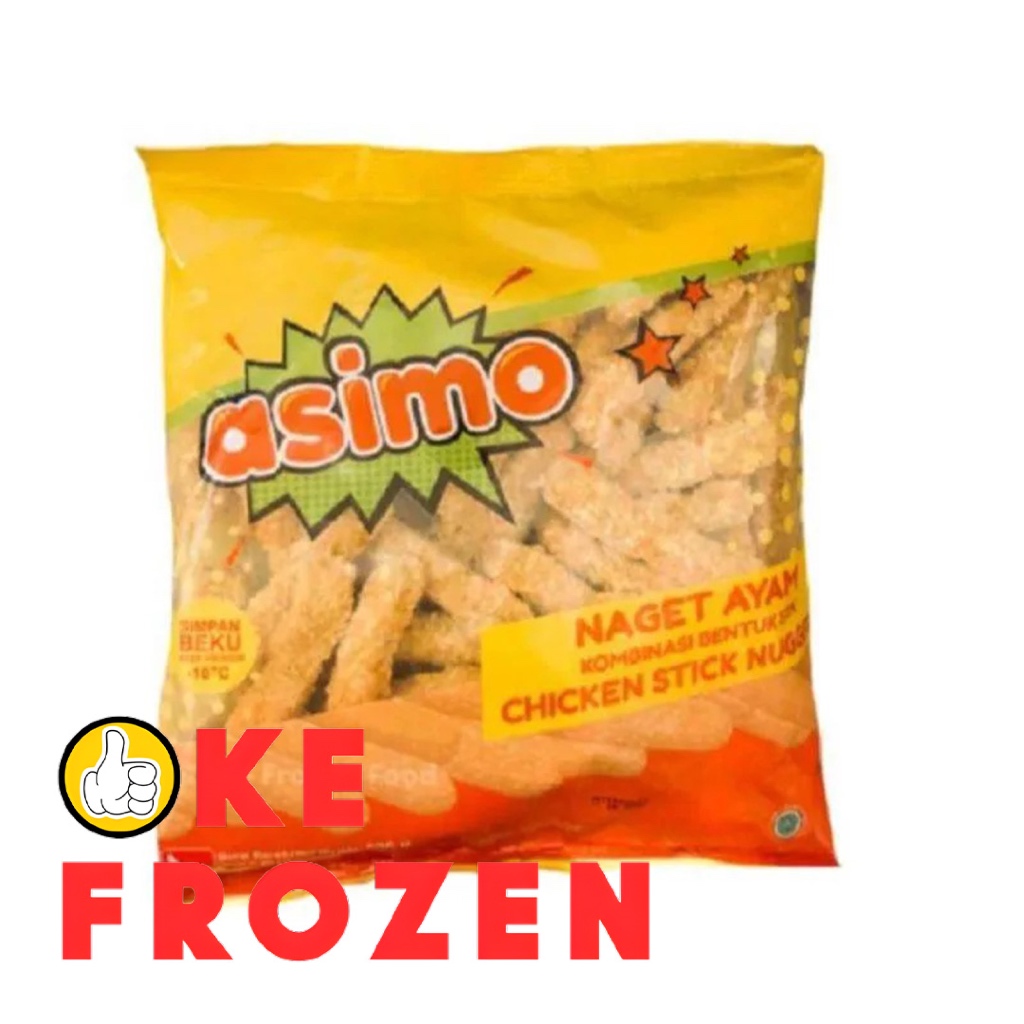 

ASIMO CHICKEN STICK KOMBINASI 500GR / NAGET AYAM BERBENTUK STIK