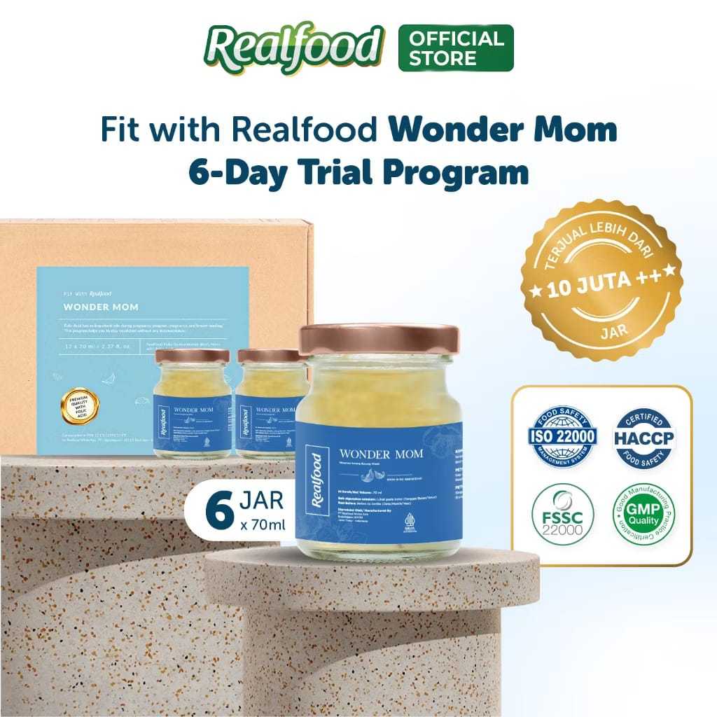 

Realfood Wonder Mom Trial 6 Hari Minuman Sarang Burung Walet