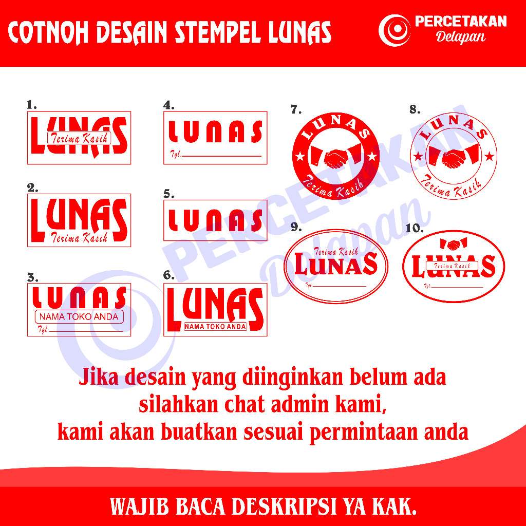 

Stempel lunas custom