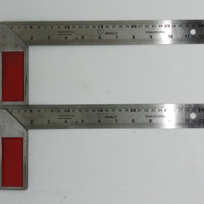 

Diskon Siku Meter Tebal 12 inch Siku Tukang Penggaris Sudut