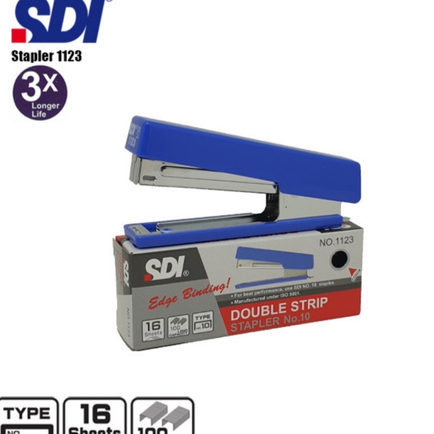 

KF7 Stapler Staples No 1 Double Strip SDI 1123